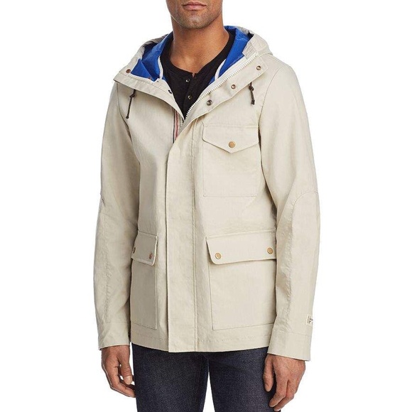 Scotch & Soda Utility Field Jacket Coat Mid-Length Hooded Many Pockets NWOT - Picture 2 of 14